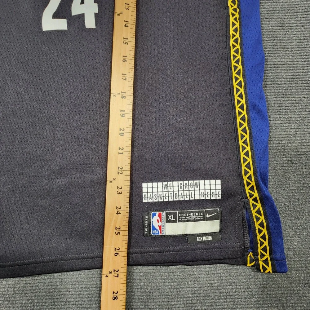 Nike Indiana Pacers Buddy Hield #24 Men XL Blue Black City Edition Swingman